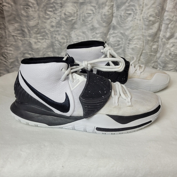 Nike Kyrie 6 TB White Black Oreo Cement Brooklyn Nets Mens Shoes 10.5 CK5869101 main image 8